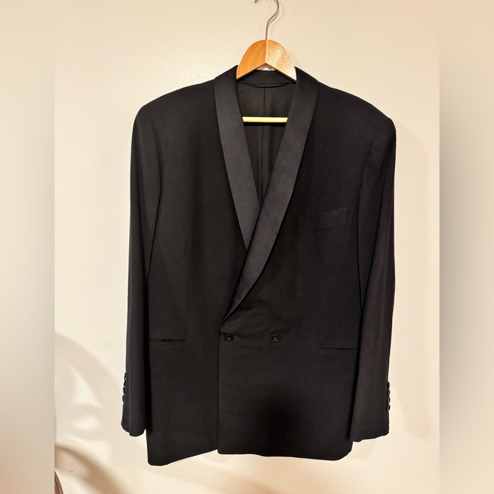 Men's Black Tuxedo Blazer Jacket- Walter Knolle